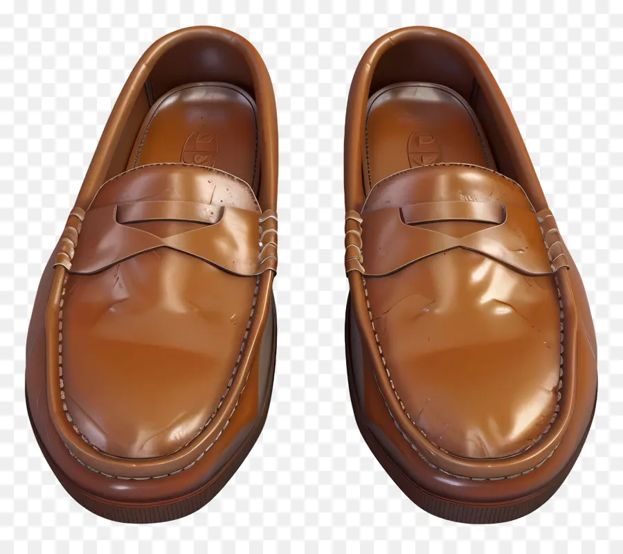 Loafer'lar，Kahverengi Loafer'lar PNG