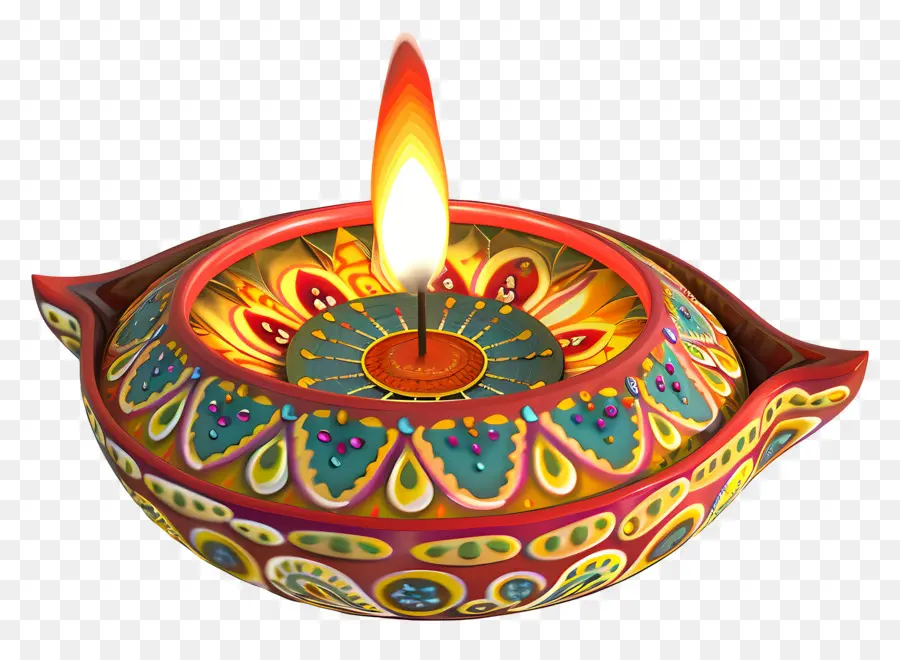 Diwali Diya，Dia Lambası PNG