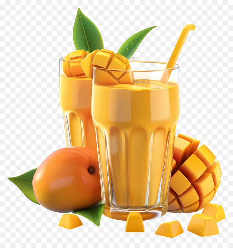 Mangolu Smoothie'ler，Mangolu Smoothie PNG