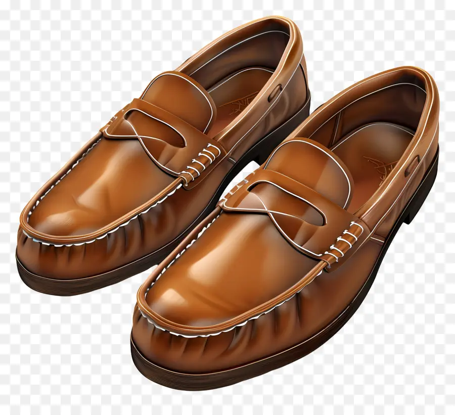 Loafer'lar，Kahverengi Loafer'lar PNG