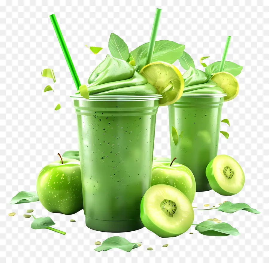 Yeşil Smoothie'ler，Yeşil Smoothie PNG