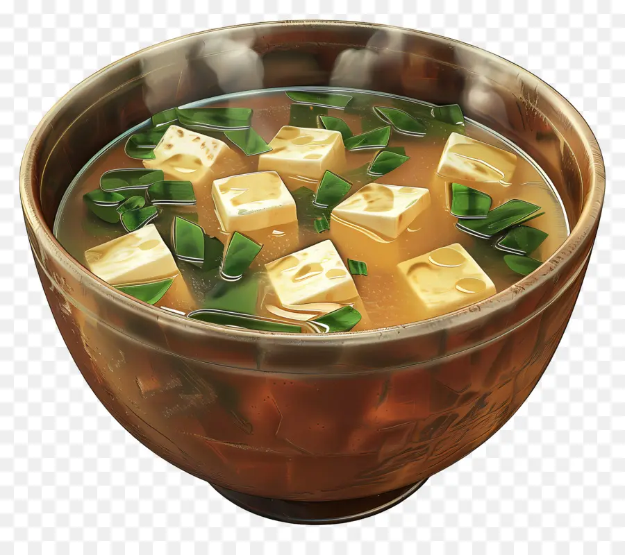 Miso çorbası，Tofu Çorbası PNG