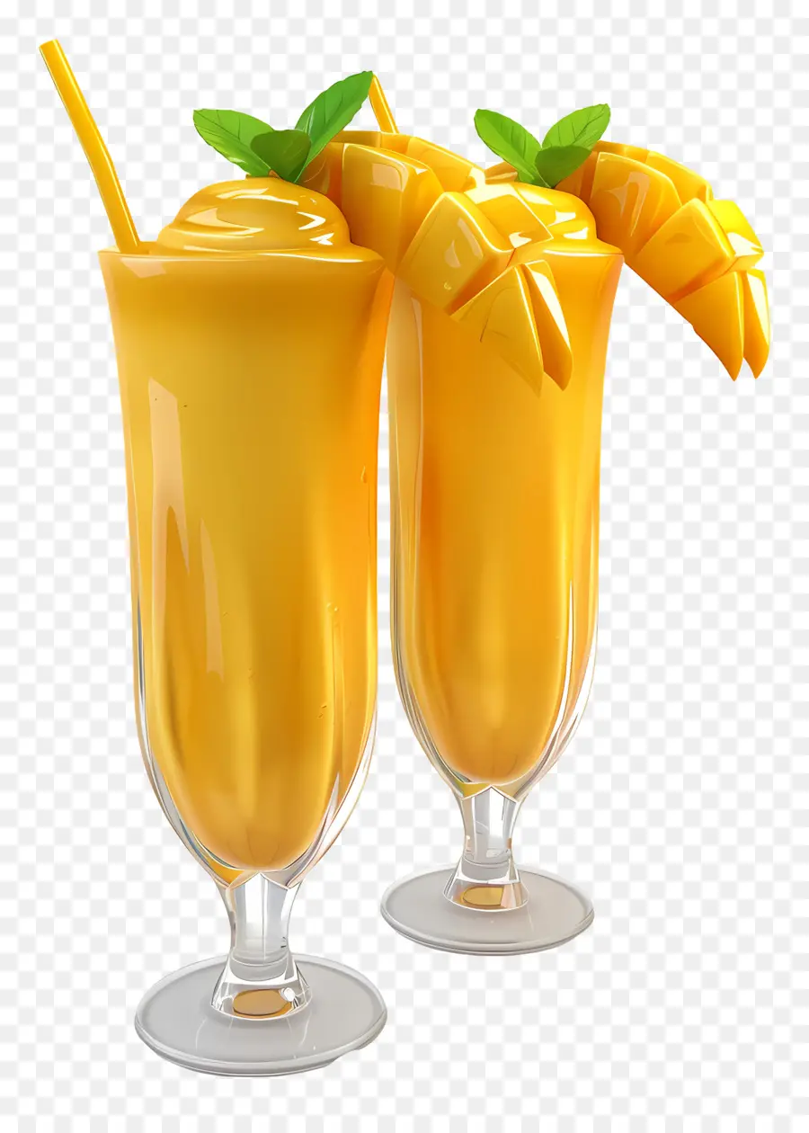 Mangolu Smoothie'ler，Mango PNG