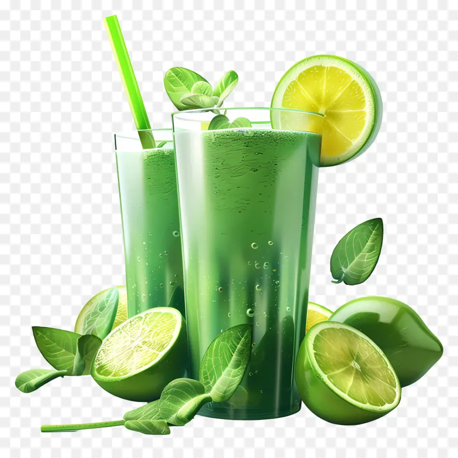 Yeşil Smoothie'ler，Yeşil Smoothie PNG