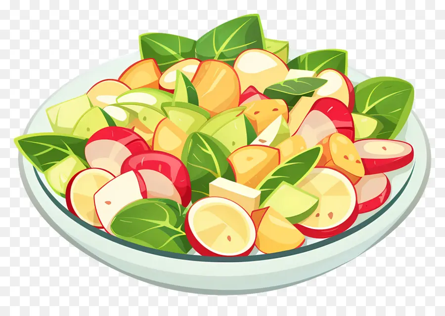 Waldorf Salatası，Salata Kasesi PNG