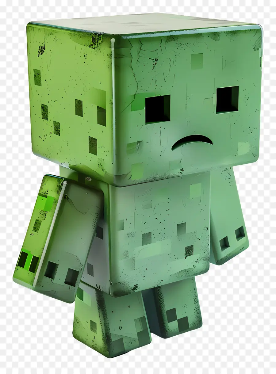 Minecraft Sarmaşık，Yeşil Karakter PNG