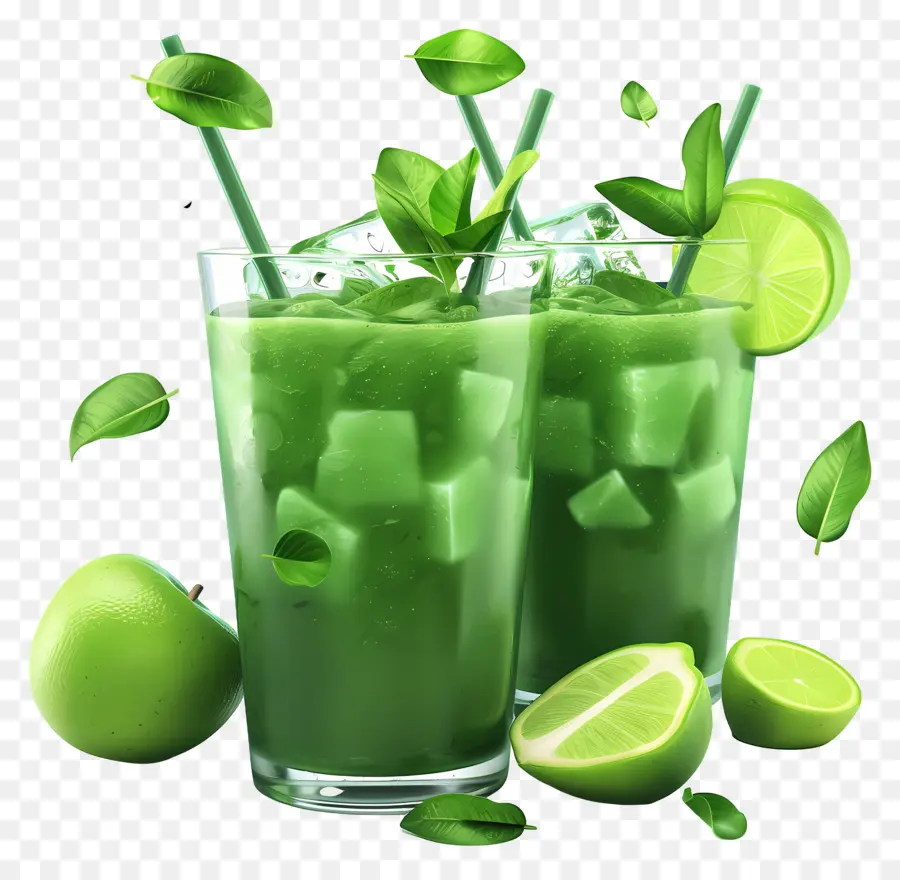 Yeşil Smoothie'ler，Yeşil Smoothie PNG