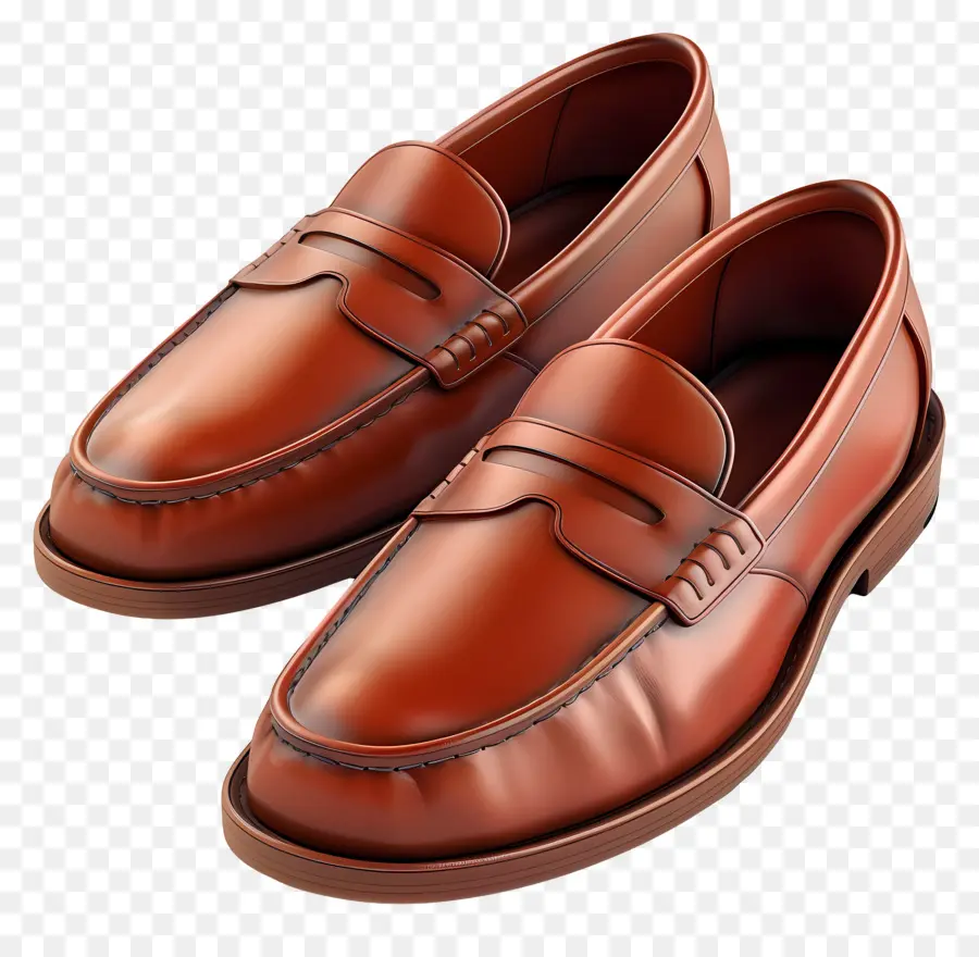 Loafer'lar，Kahverengi Loafer'lar PNG