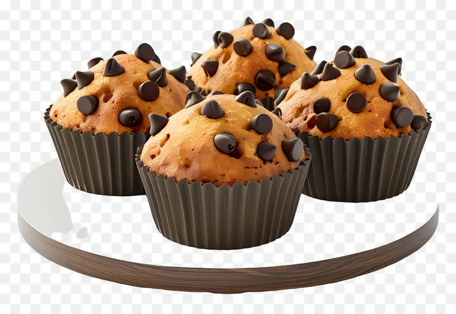 Çikolatalı Muffinler，Kekler PNG