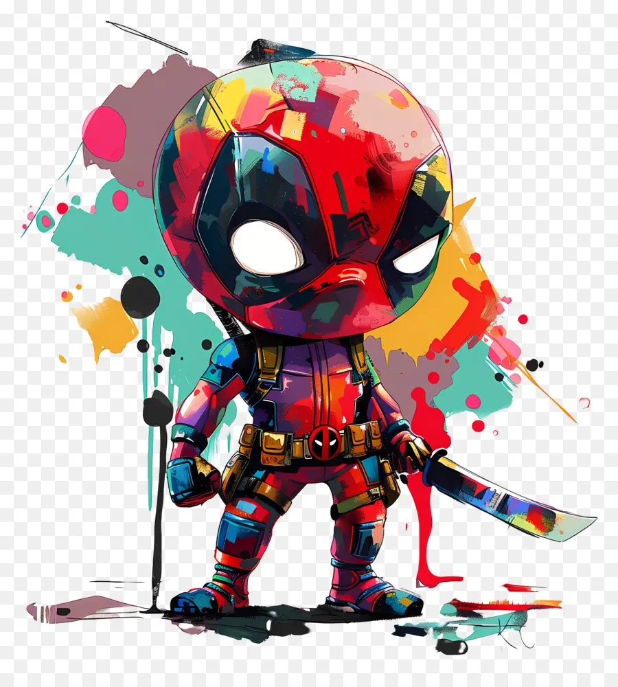 Deadpool，Renkli Karakter PNG