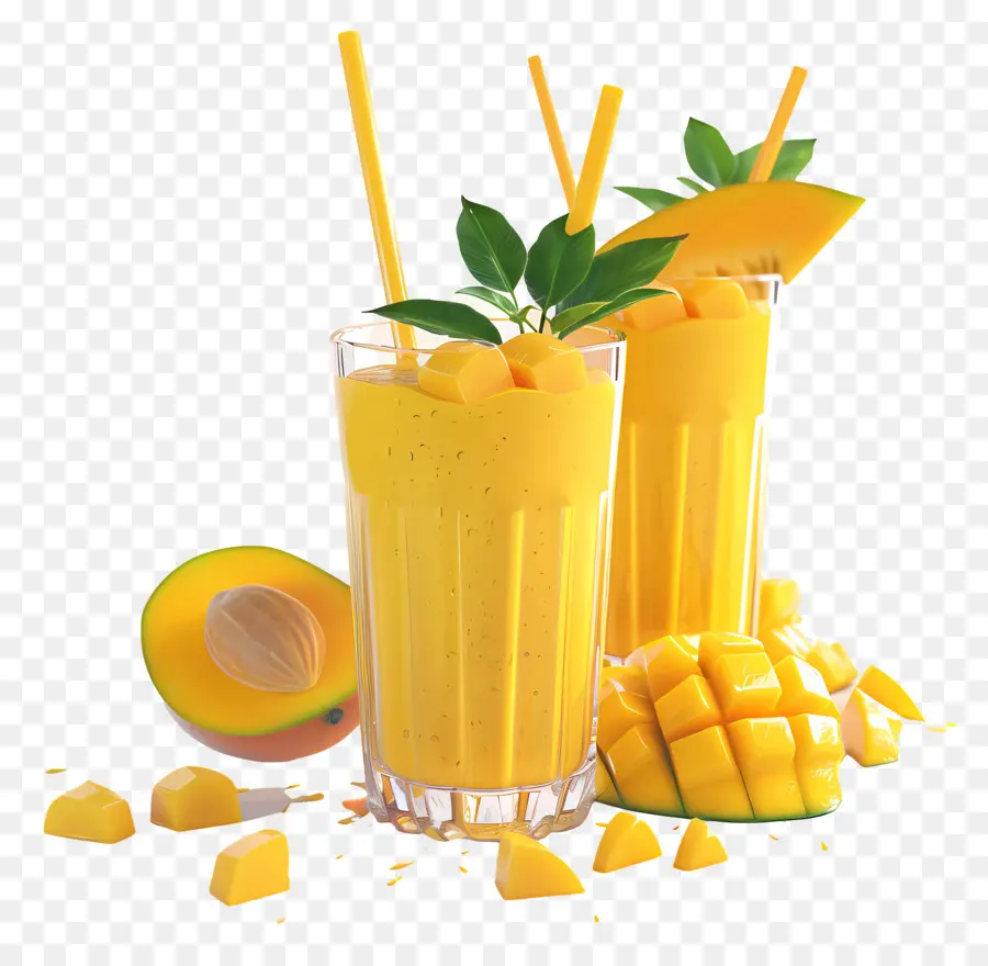 Mangolu Smoothie'ler，Mangolu Smoothie PNG