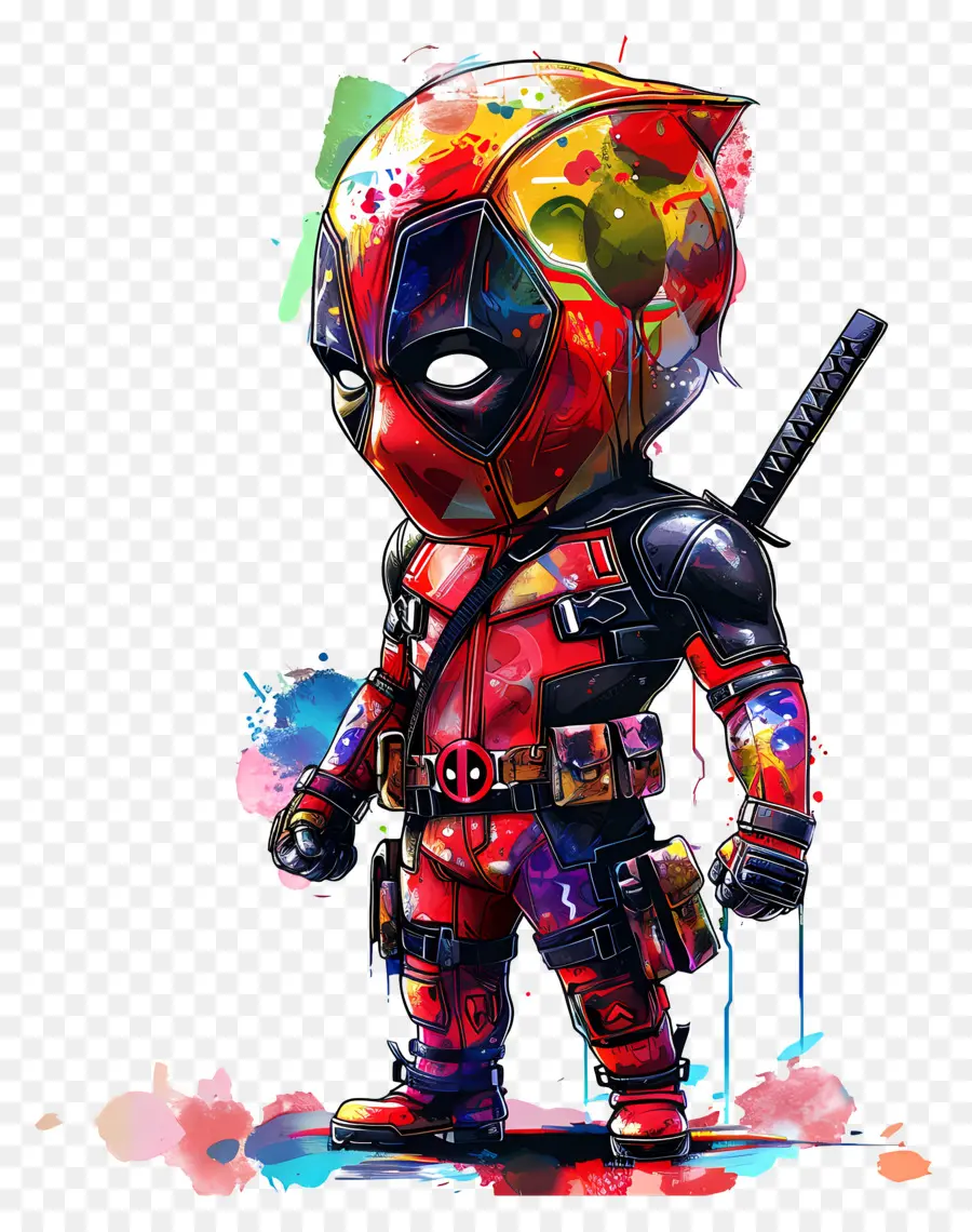 Deadpool，Renkli Karakter PNG