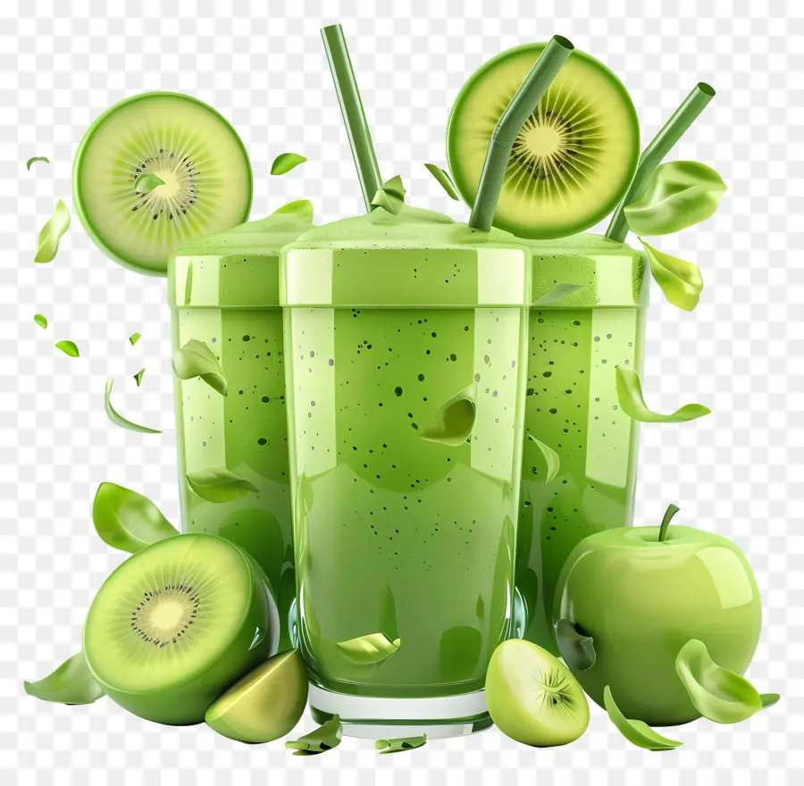 Yeşil Smoothie'ler，Yeşil Smoothie PNG