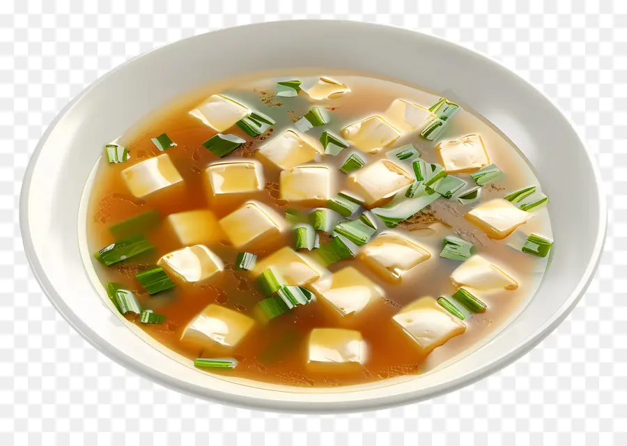 Miso çorbası，Tofu Çorbası PNG