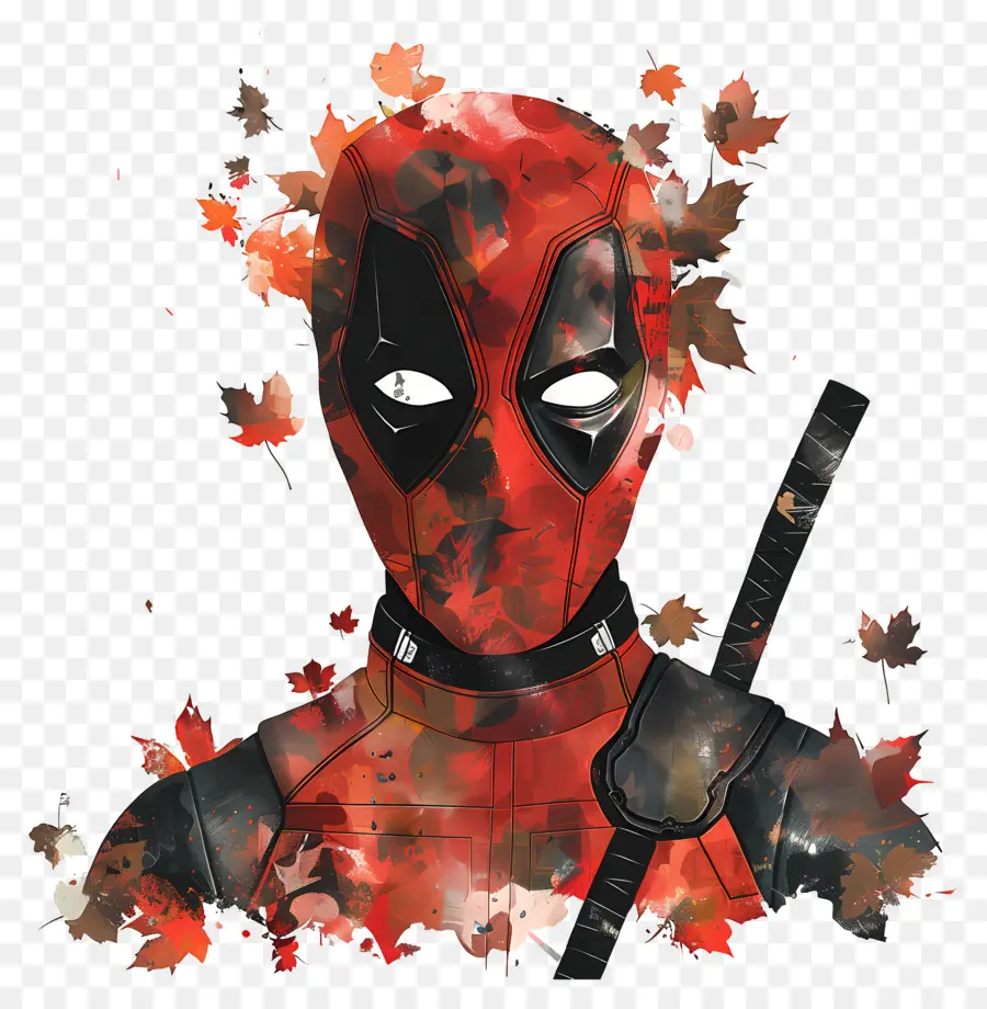 Deadpool，Kırmızı Maskeli Karakter PNG