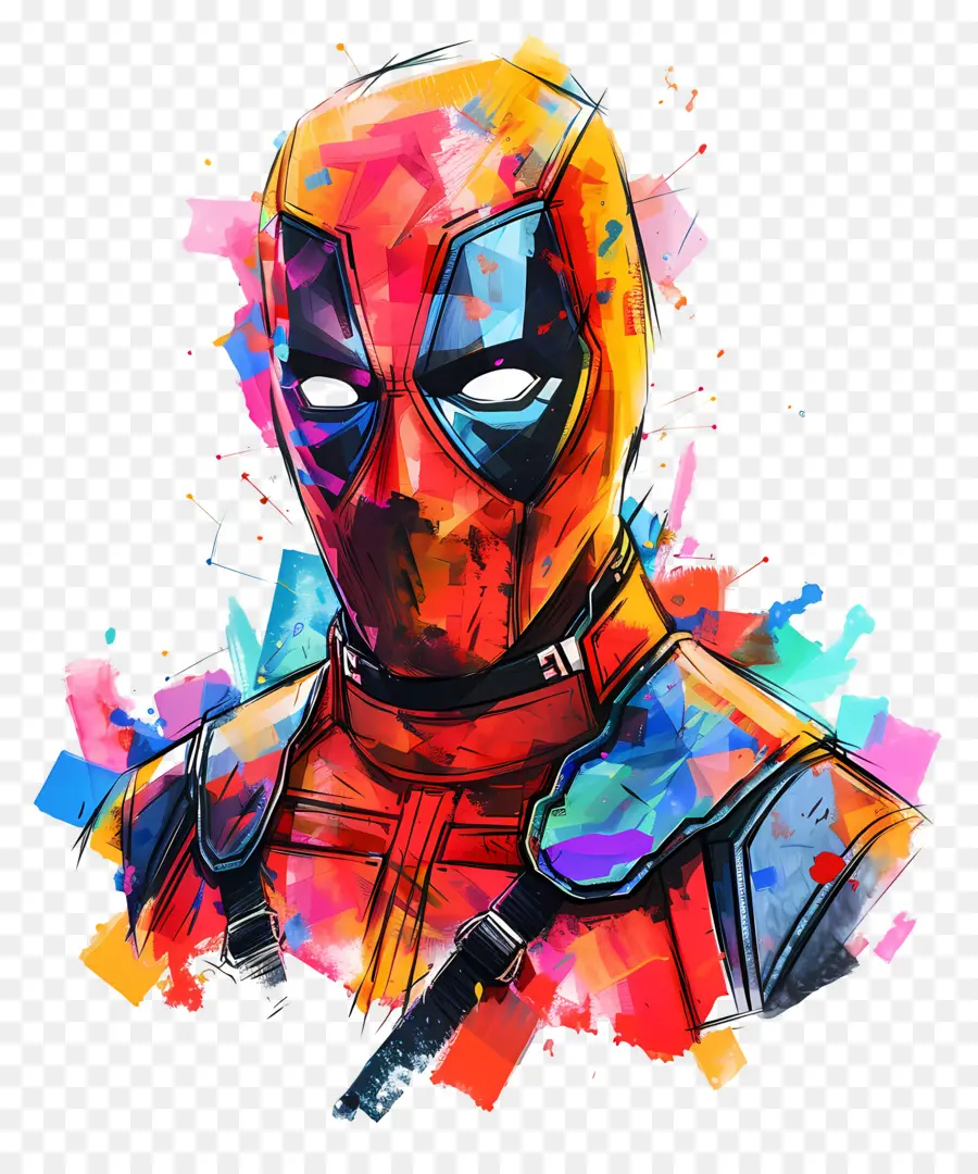 Deadpool，Kırmızı Maskeli Karakter PNG