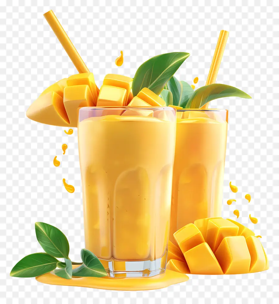 Mangolu Smoothie'ler，Mangolu Smoothie PNG