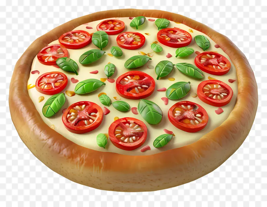 Margarita Pizzası，Pizza PNG