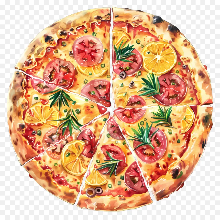 Hawaii Pizzası，Pizza PNG