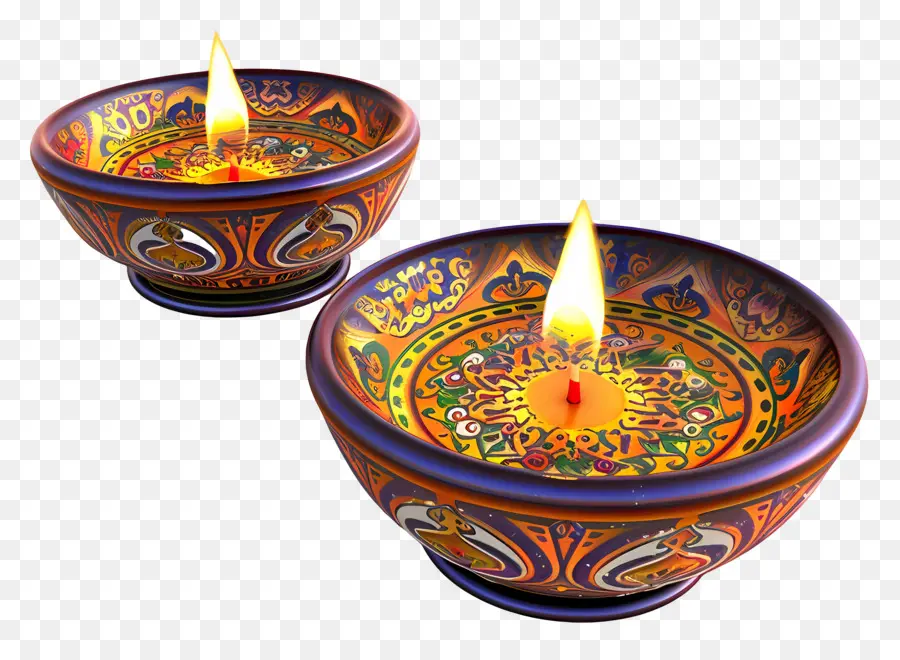 Diwali Diya，Dia Lambası PNG