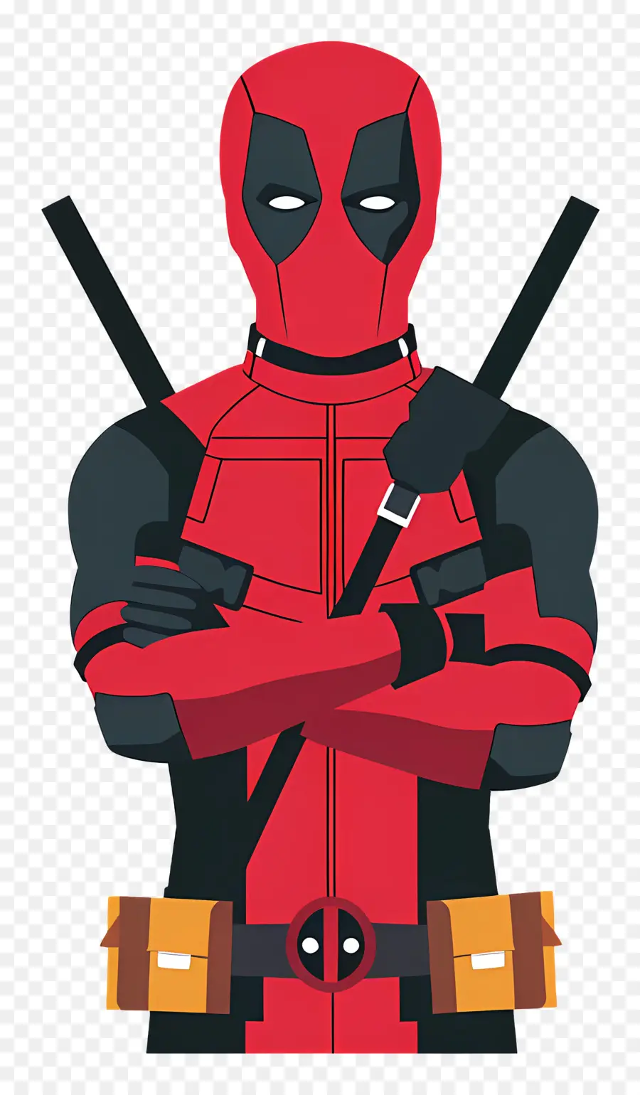 Deadpool，Kırmızı Ve Siyah Süper Kahraman PNG