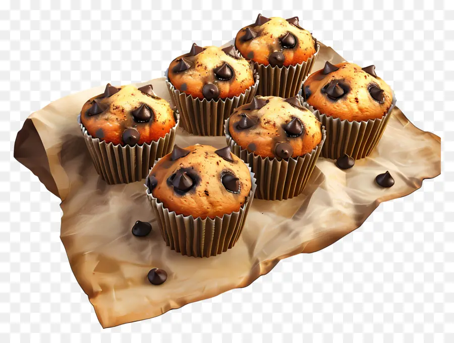 Çikolatalı Muffinler，Tatlı PNG