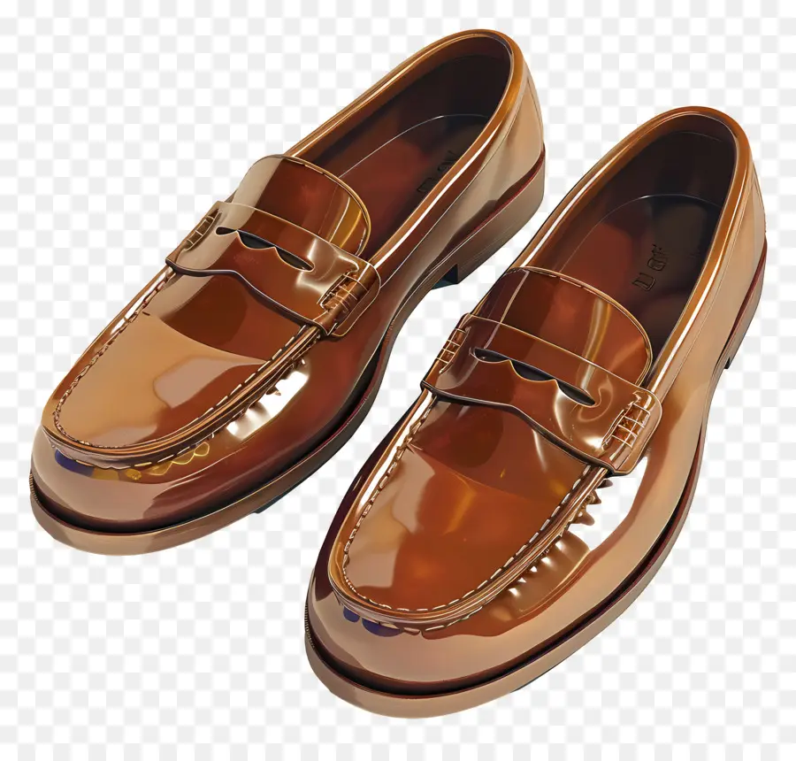 Loafer'lar，Kahverengi Loafer'lar PNG