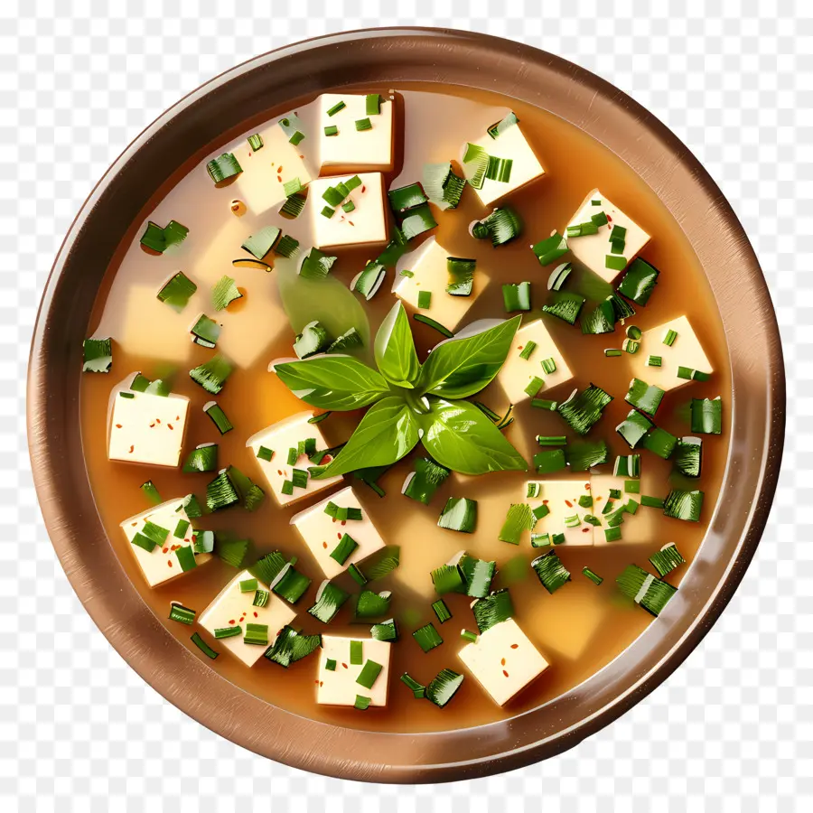 Miso çorbası，Tofu Çorbası PNG