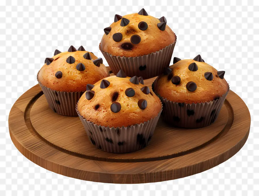 Çikolatalı Muffinler，Kekler PNG