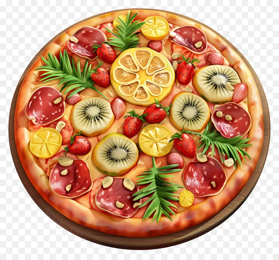 Hawaii Pizzası，Pizza PNG