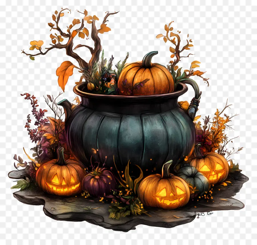 Samhain，Cadılar Bayramı Süslemeleri PNG