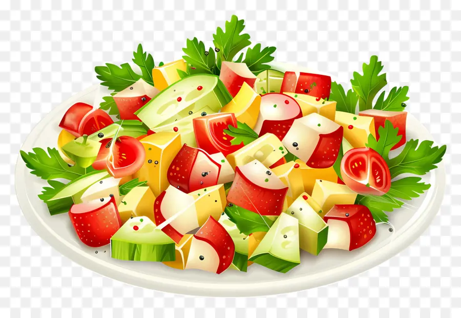 Waldorf Salatası，Salata PNG