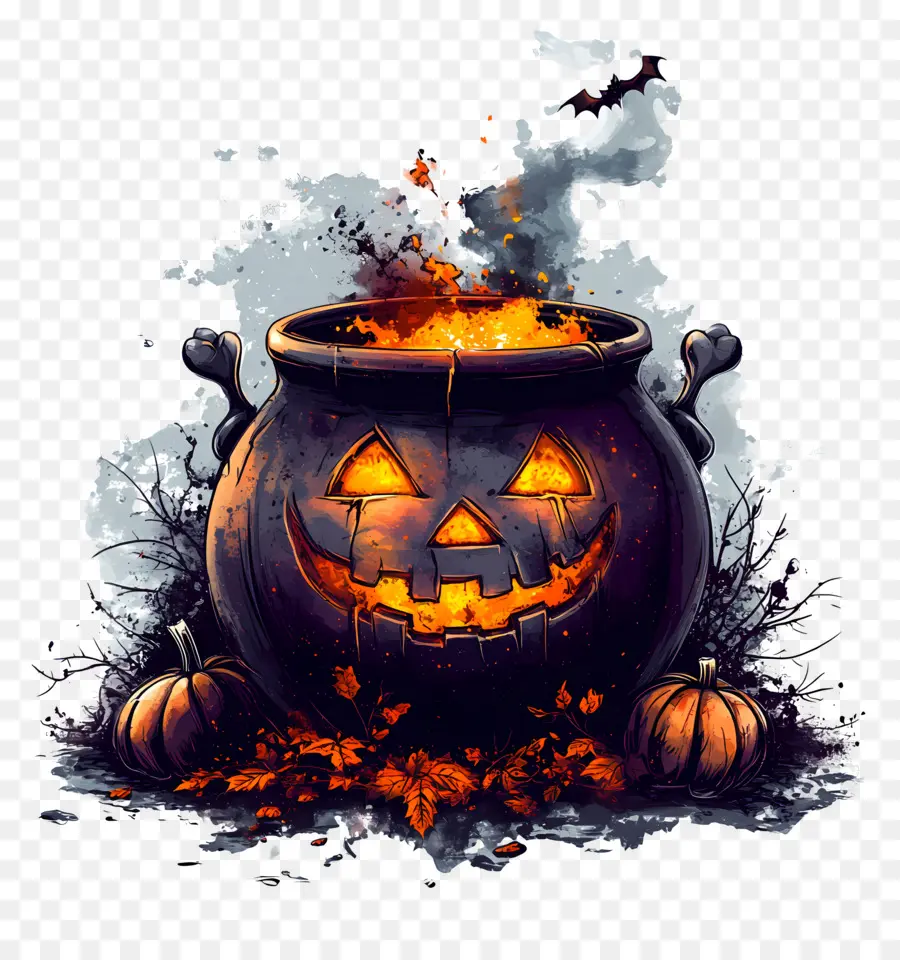 Samhain，Cadılar Bayramı Kazanı PNG