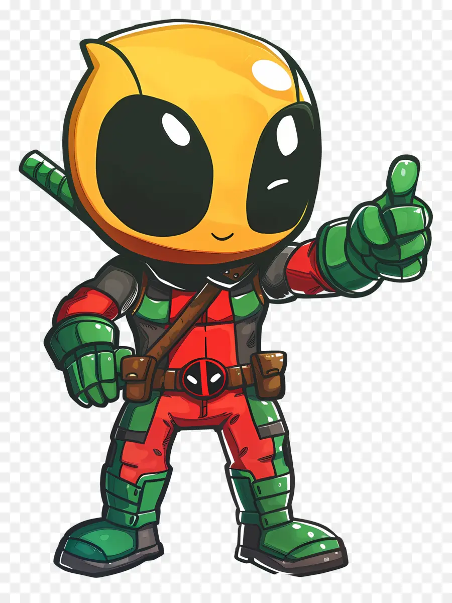 Deadpool，Sevimli Karakter PNG