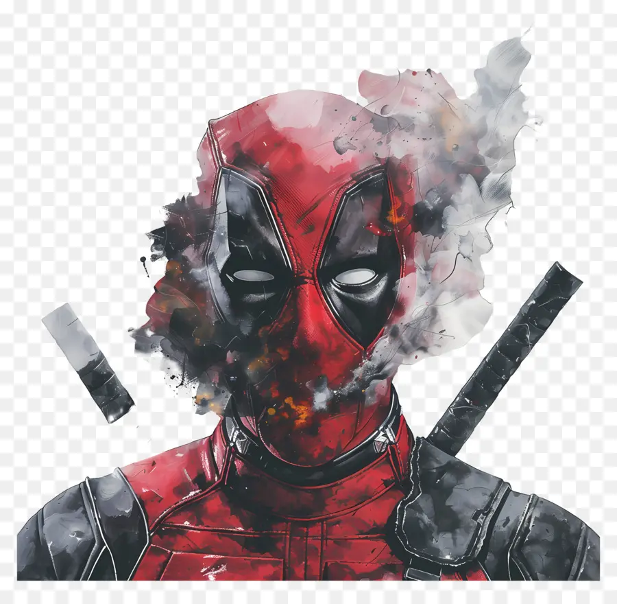 Deadpool，Kırmızı Maskeli Karakter PNG