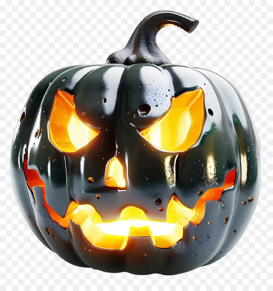 Parlayan Cadılar Bayramı Balkabağı，Jack O' Lantern PNG