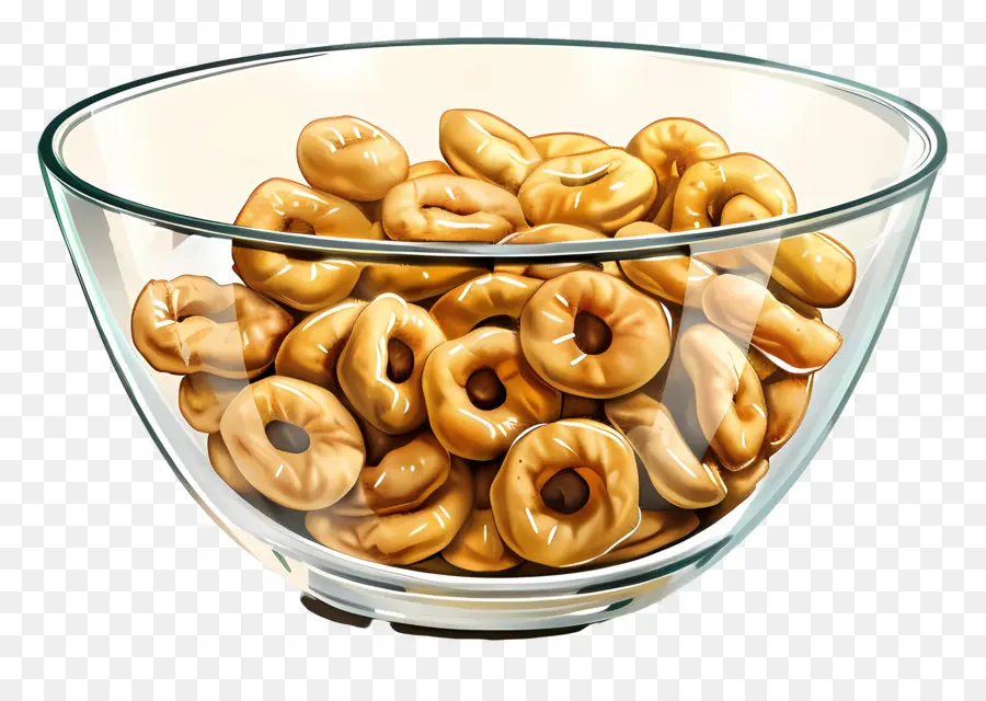 Bir Kase Cheerios，Kase Simit PNG