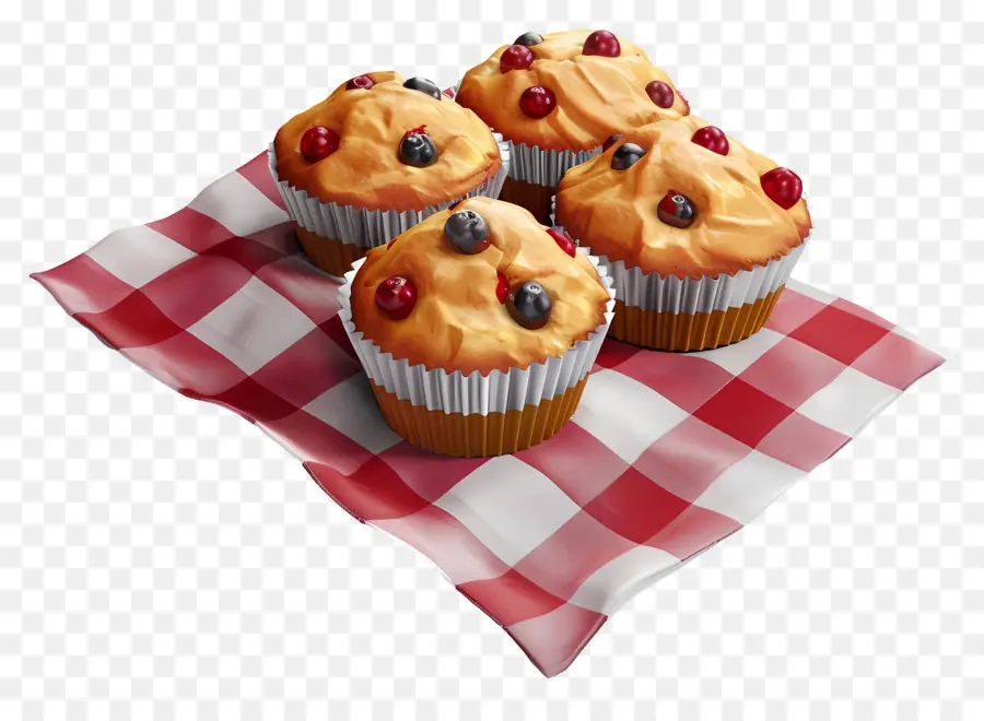 Kızılcık Muffinleri，Çikolatalı Muffinler PNG