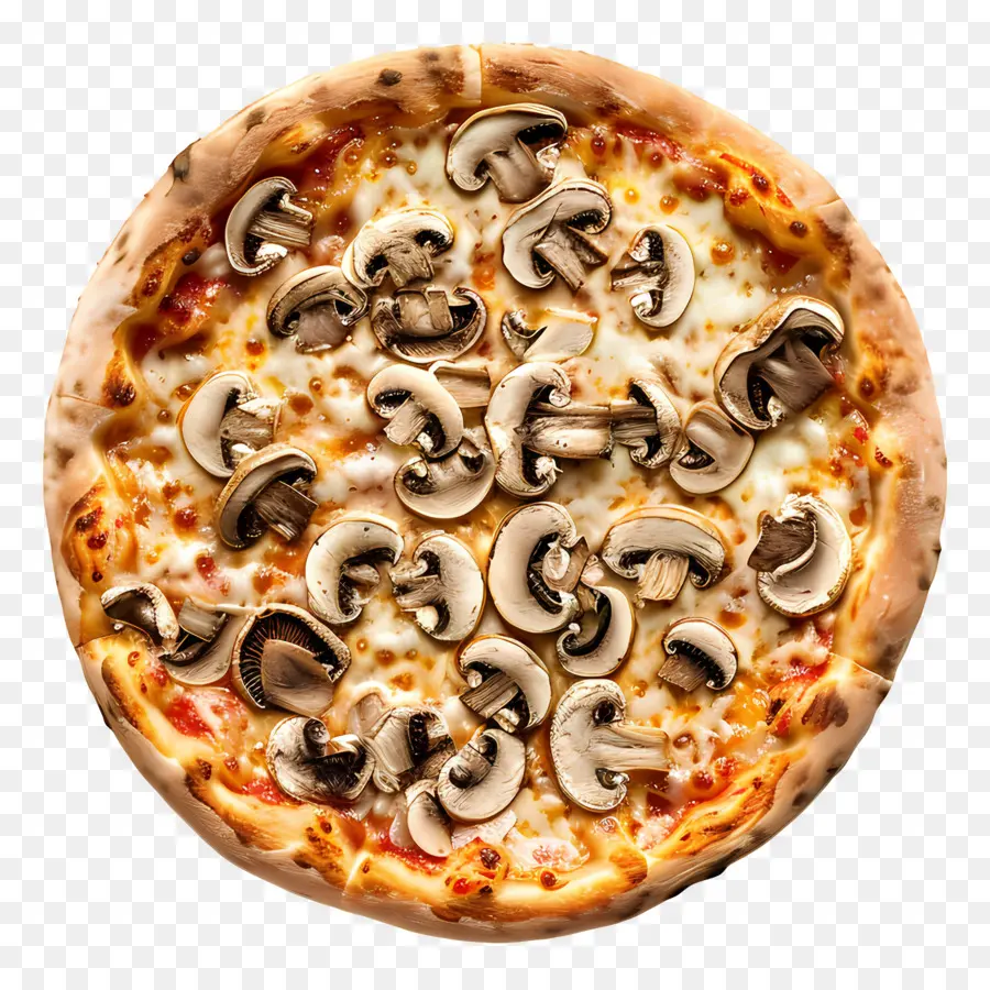 Mantarlı Pizza，Pizza PNG