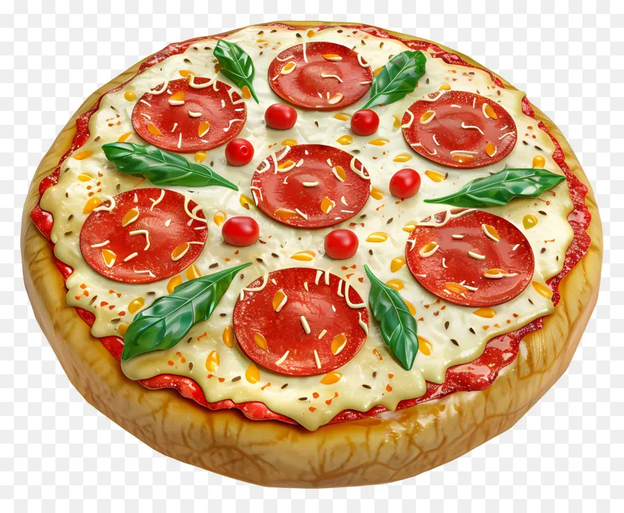 Margarita Pizzası，Pizza PNG