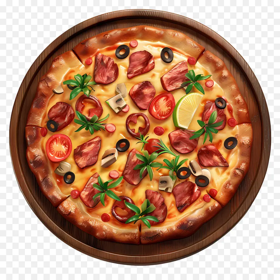 Hawaii Pizzası，Pizza PNG