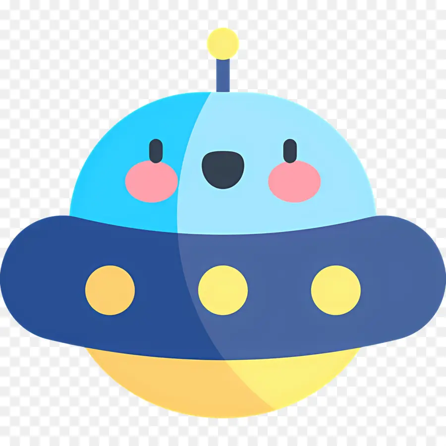 Ufo，Sevimli Robot PNG