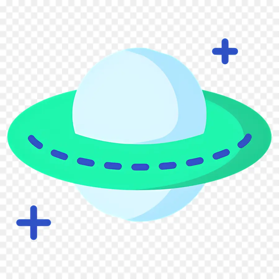 Ufo，Halkalı Gezegen PNG