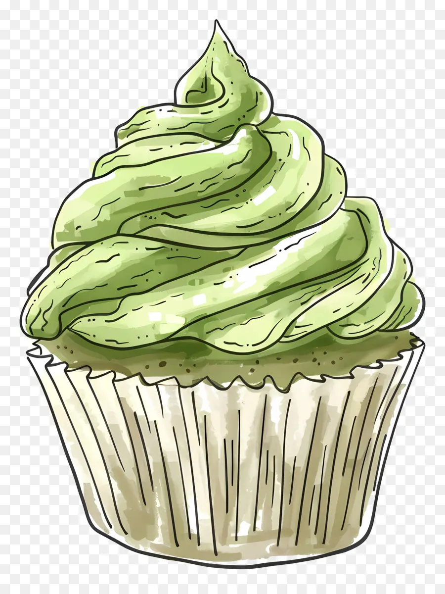 Matcha Keki，Yeşil Kek PNG