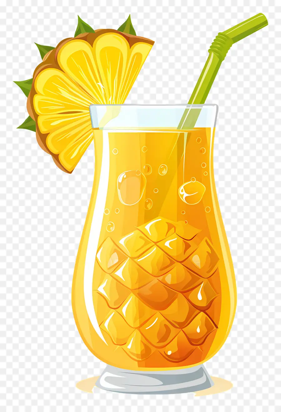 Ananas Suyu，Bardak PNG