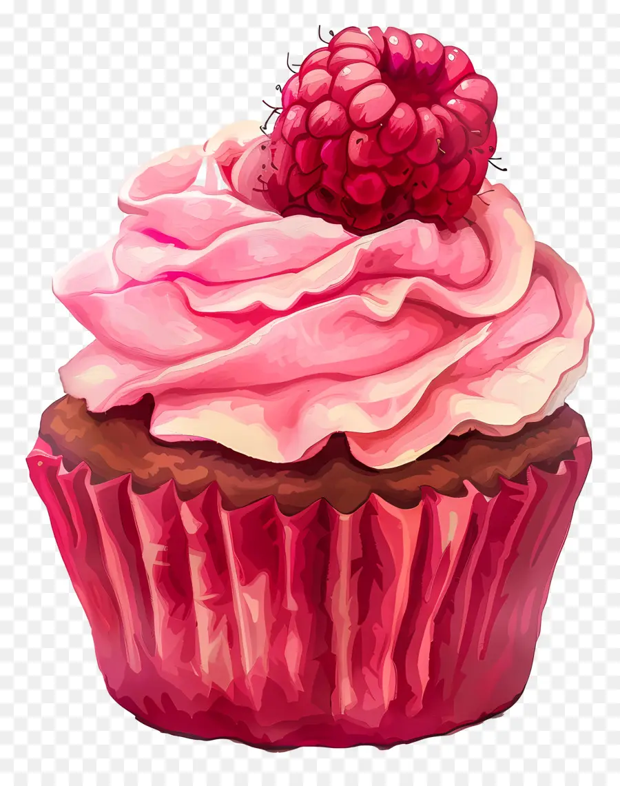 Ahududu Keki，Ahududulu Cupcake PNG