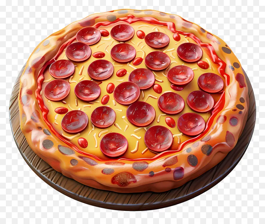 Biberli Pizza，Peynir PNG