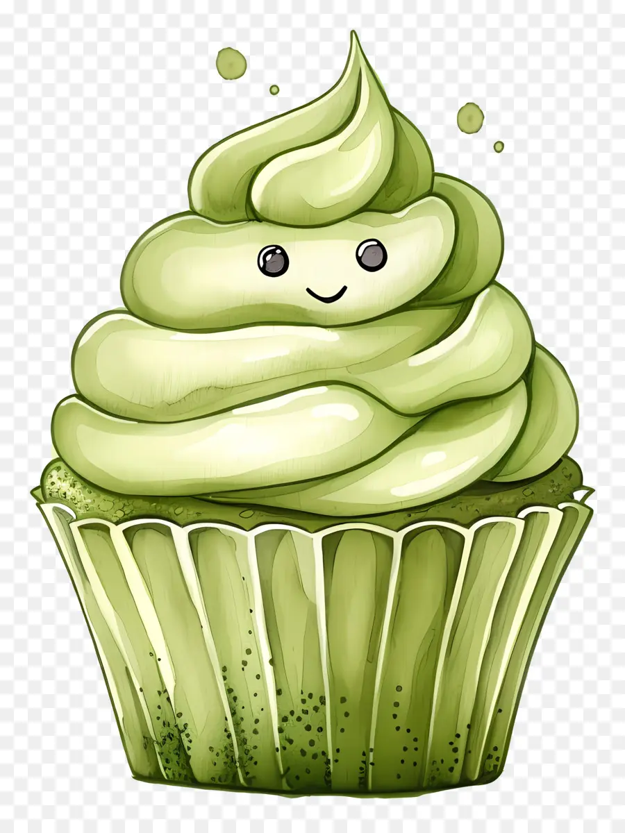 Matcha Keki，Yeşil Kek PNG