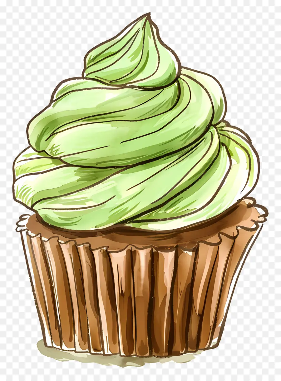 Matcha Keki，Yeşil Kek PNG