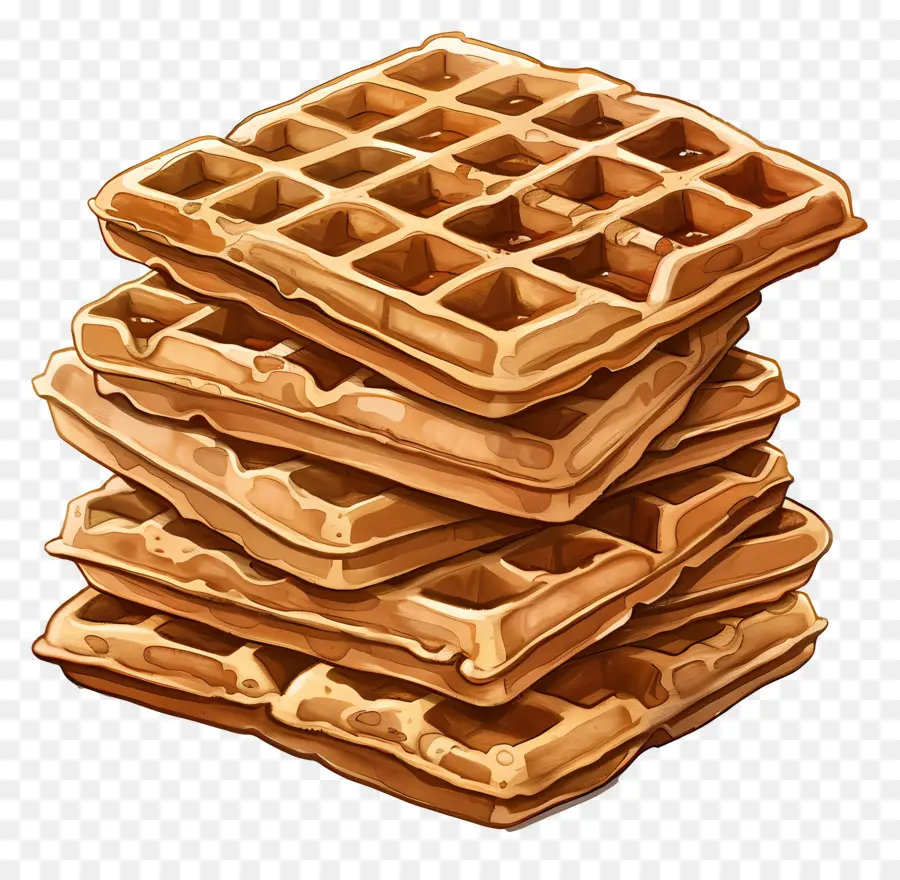 Waffle Yığını，Waffle PNG